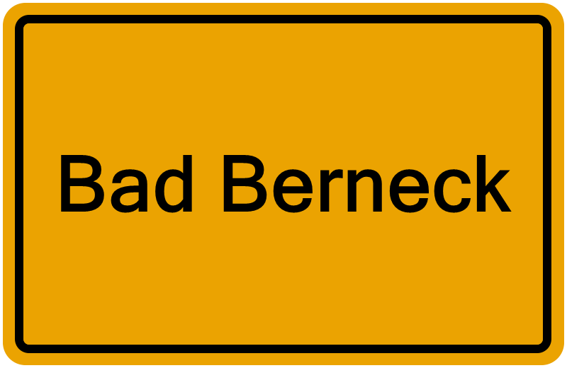 Handelsregisterauszug Bad Berneck